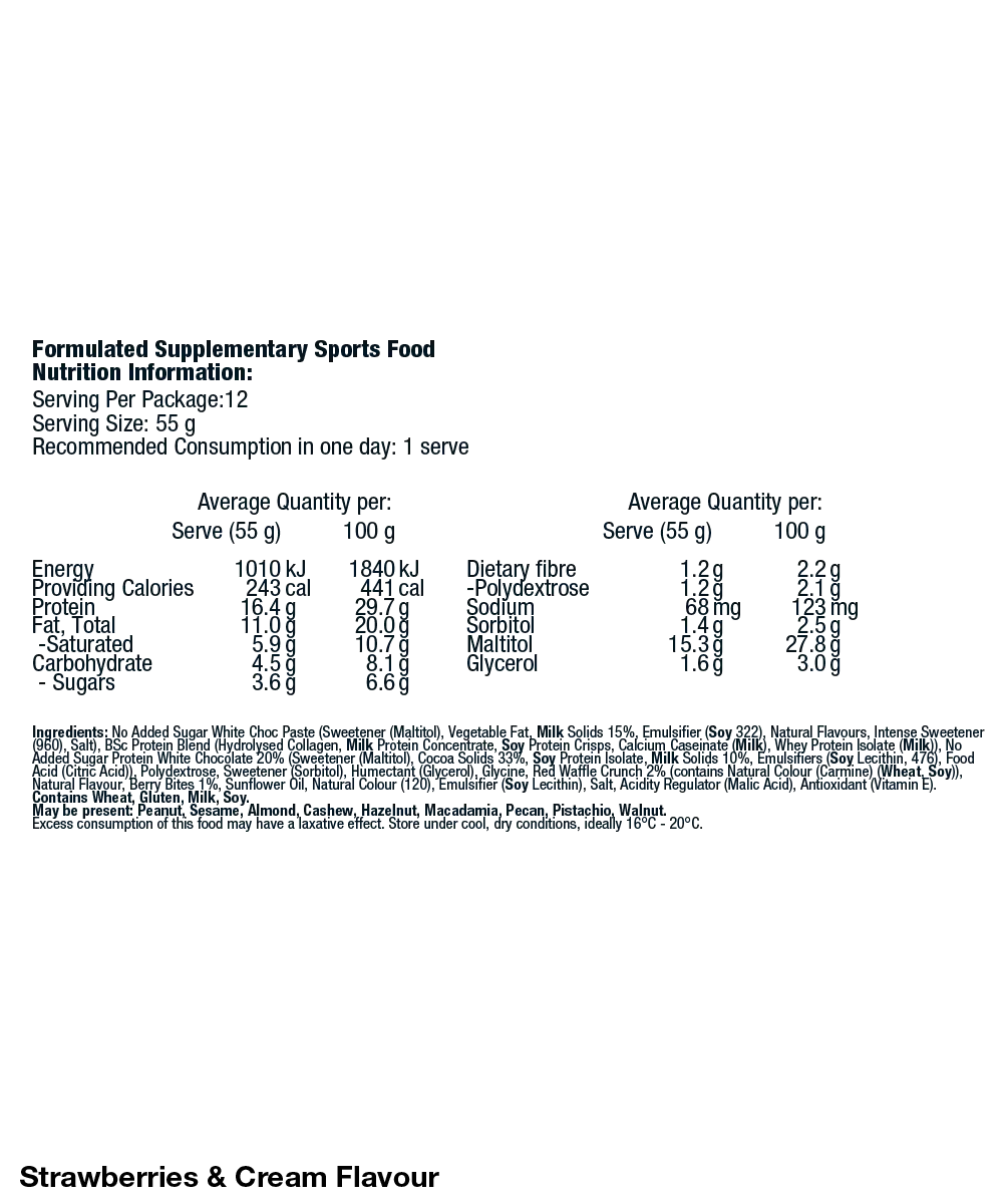 High Protein Low Carb Mousse Bar 55g - Image 10