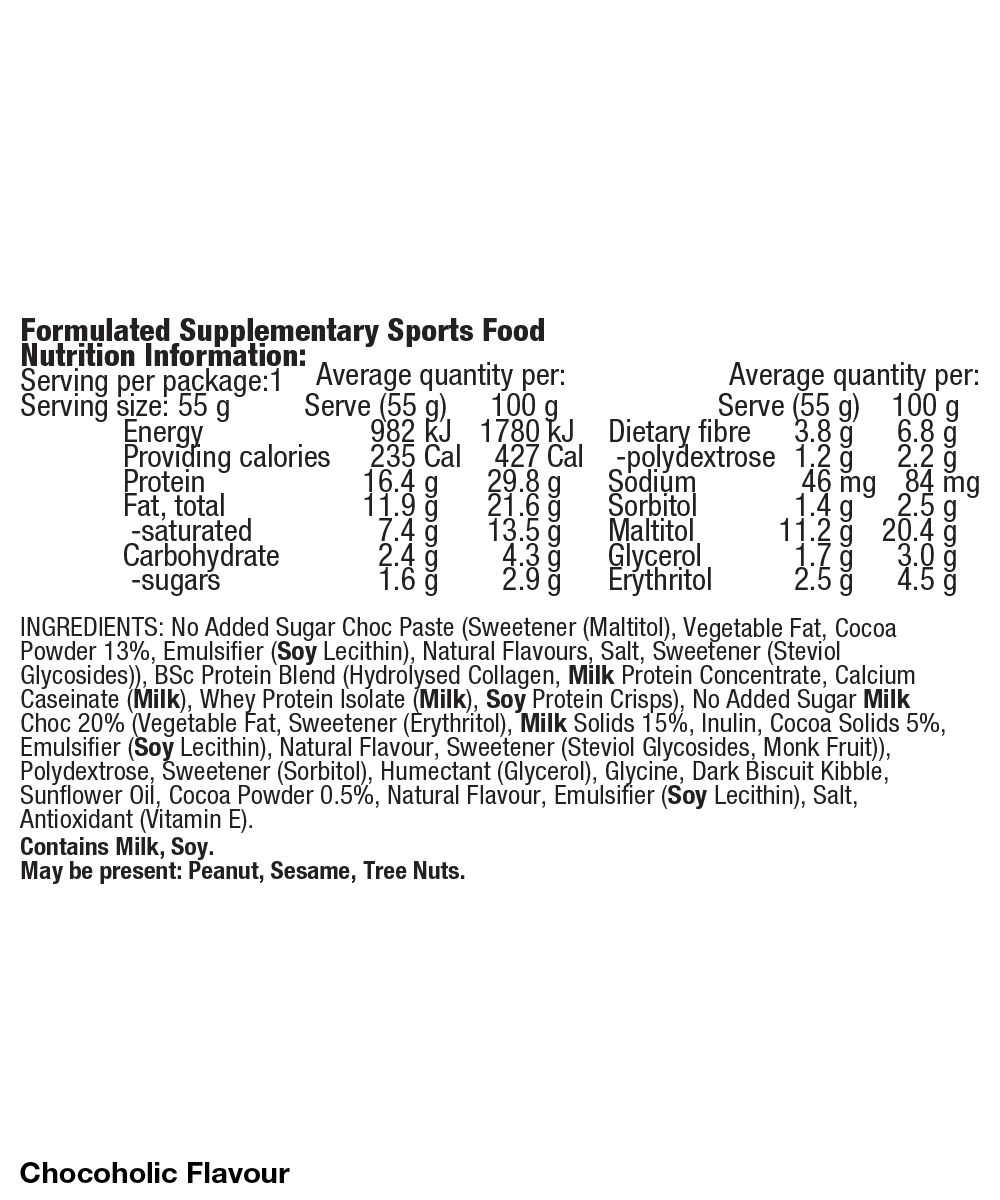 High Protein Low Carb Mousse Bar 55g - Image 8