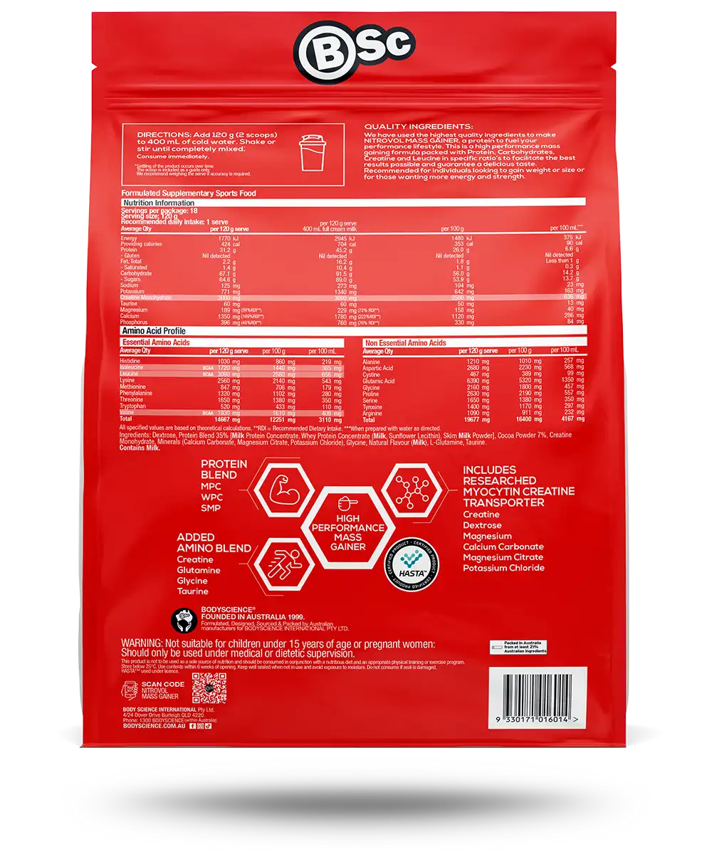 Nitrovol Mass Gainer - Image 3