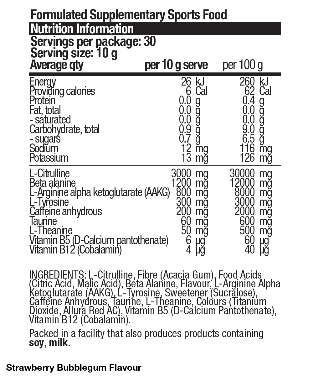 PRE Caffeinated Pre-Workout - Image 7